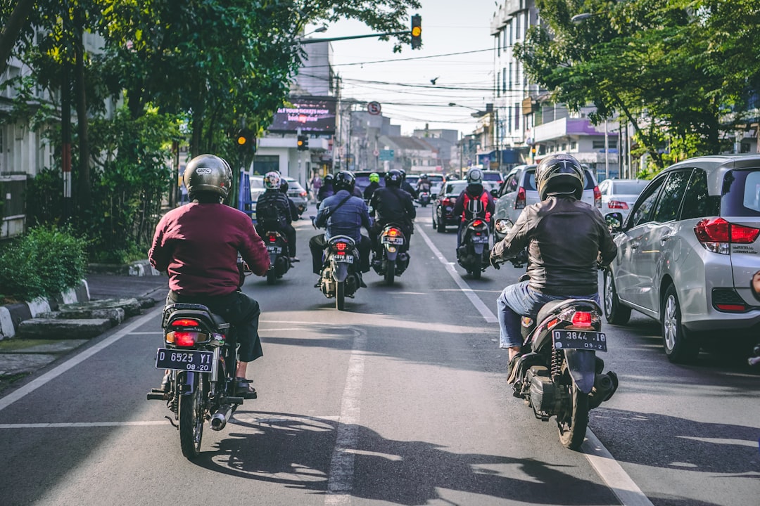 Photo motorcycle, traffic